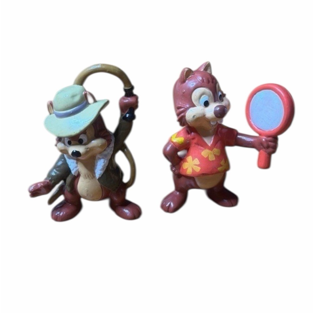 Chip 'n Dale Rescue Rangers Figurines Chip Indiana Jones Dale Hawaiian Shirt PVC